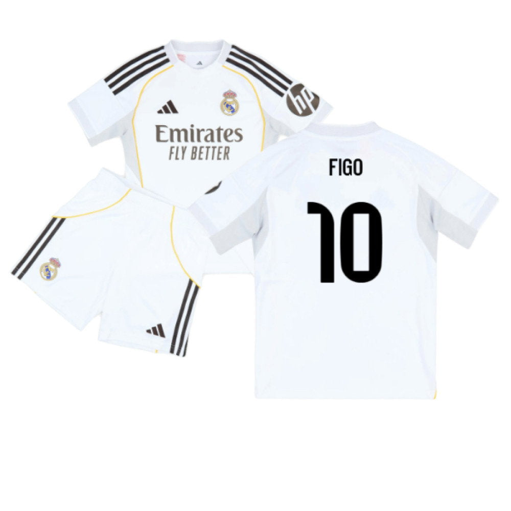2025-2026 Real Madrid Home Youth Kit (Figo 10)_0