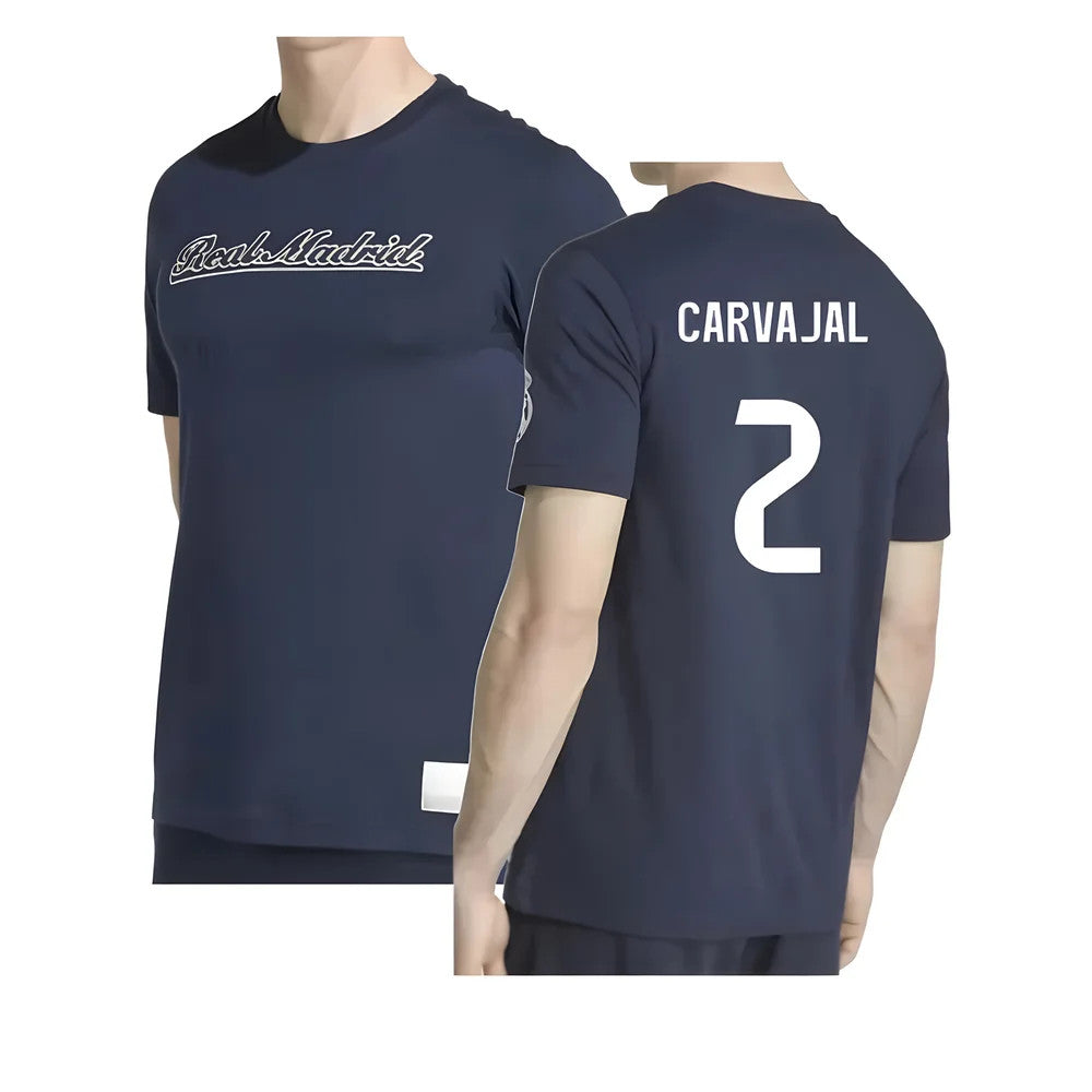 2025-2026 Real Madrid US Tee (Navy) (Carvajal 2)_0