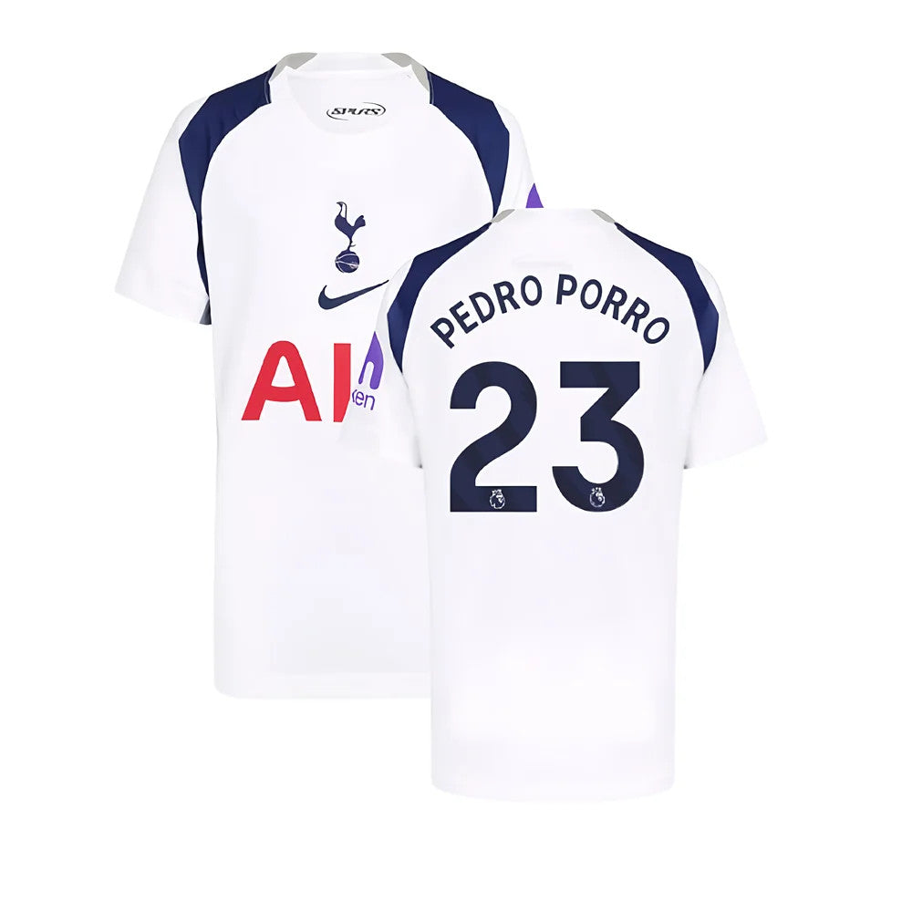2025-2026 Tottenham Hotspur Home Shirt (Kids) (Pedro Porro 23)_0