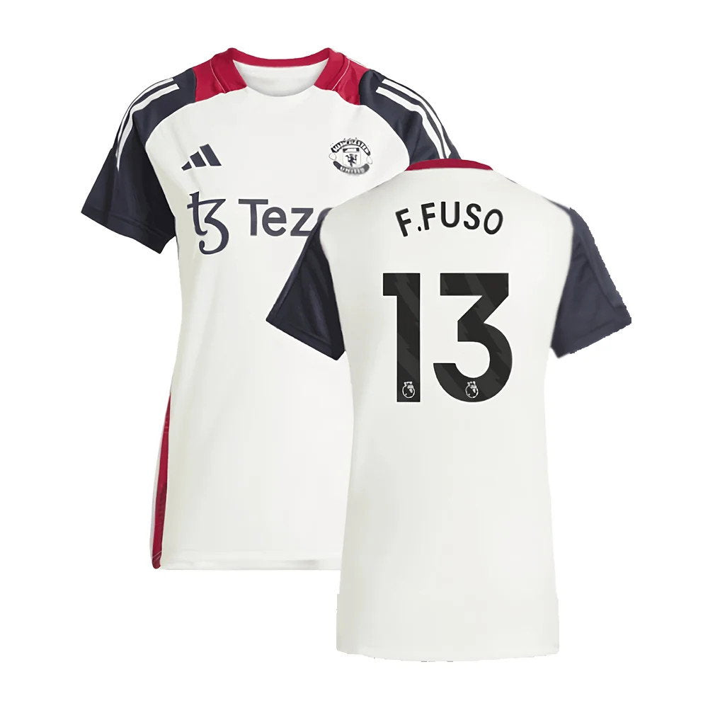 2025 Man Utd Training Jersey (Off White) - Womens (F.Fuso 13)_0