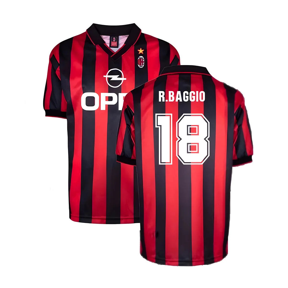 AC Milan 1996 Home Retro Shirt (R.Baggio 18)_0