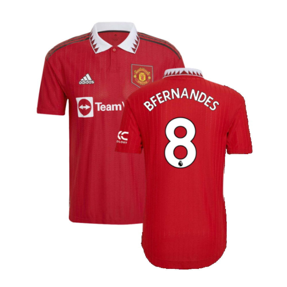 2022-2023 Man Utd Authentic Home Shirt (B  FERNANDES 8)_0