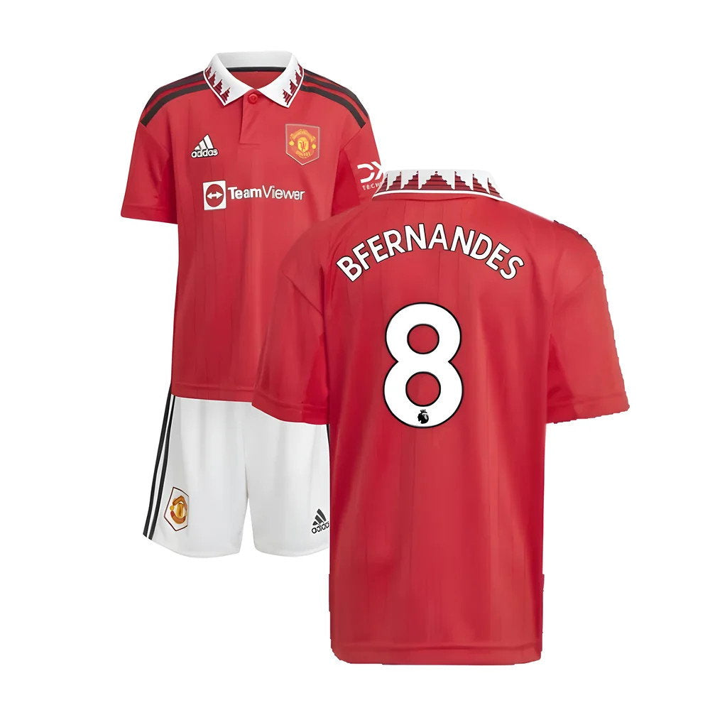 2022-2023 Man Utd Home Mini Kit (B  FERNANDES 8)_0