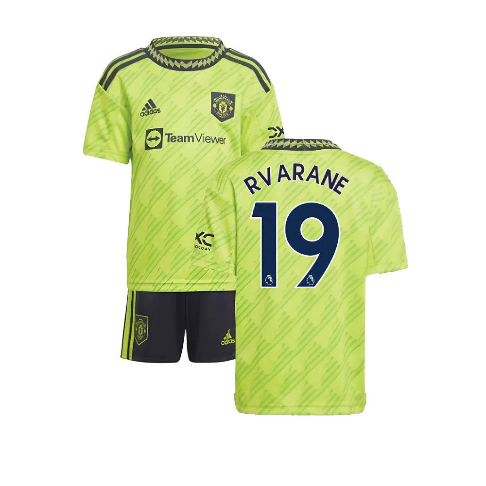 2022-2023 Man Utd Third Mini Kit (R  VARANE 19)_0