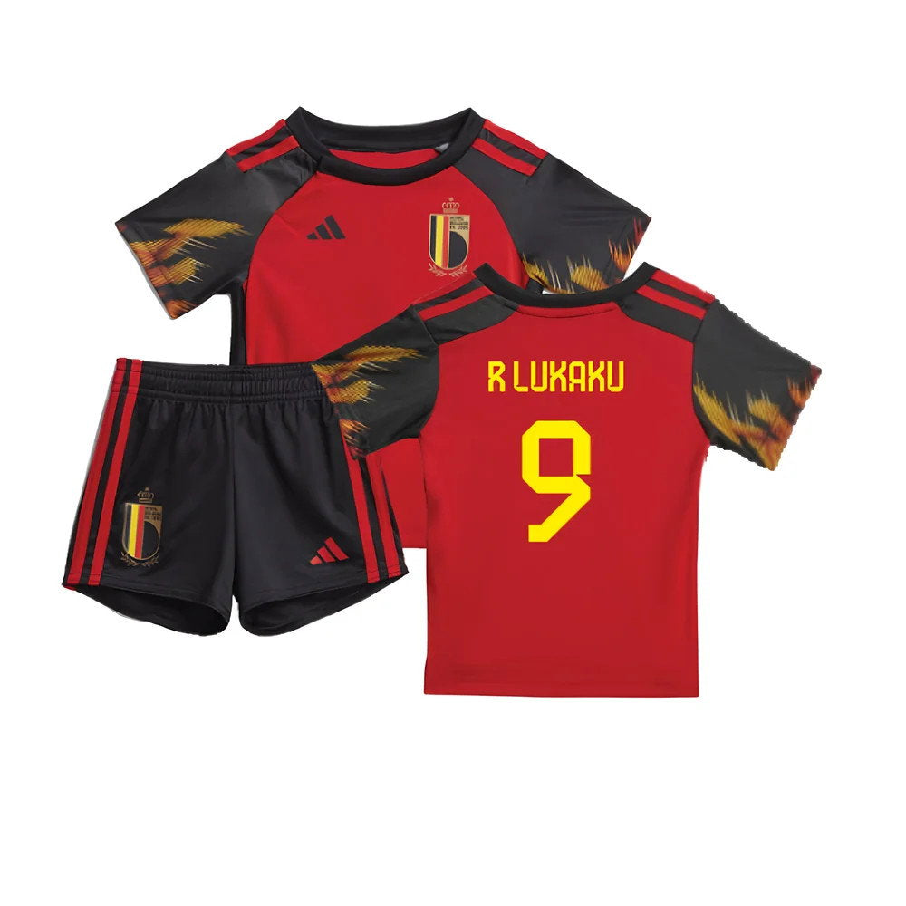 2022-2023 Belgium Home Baby Kit (R LUKAKU 9)_0