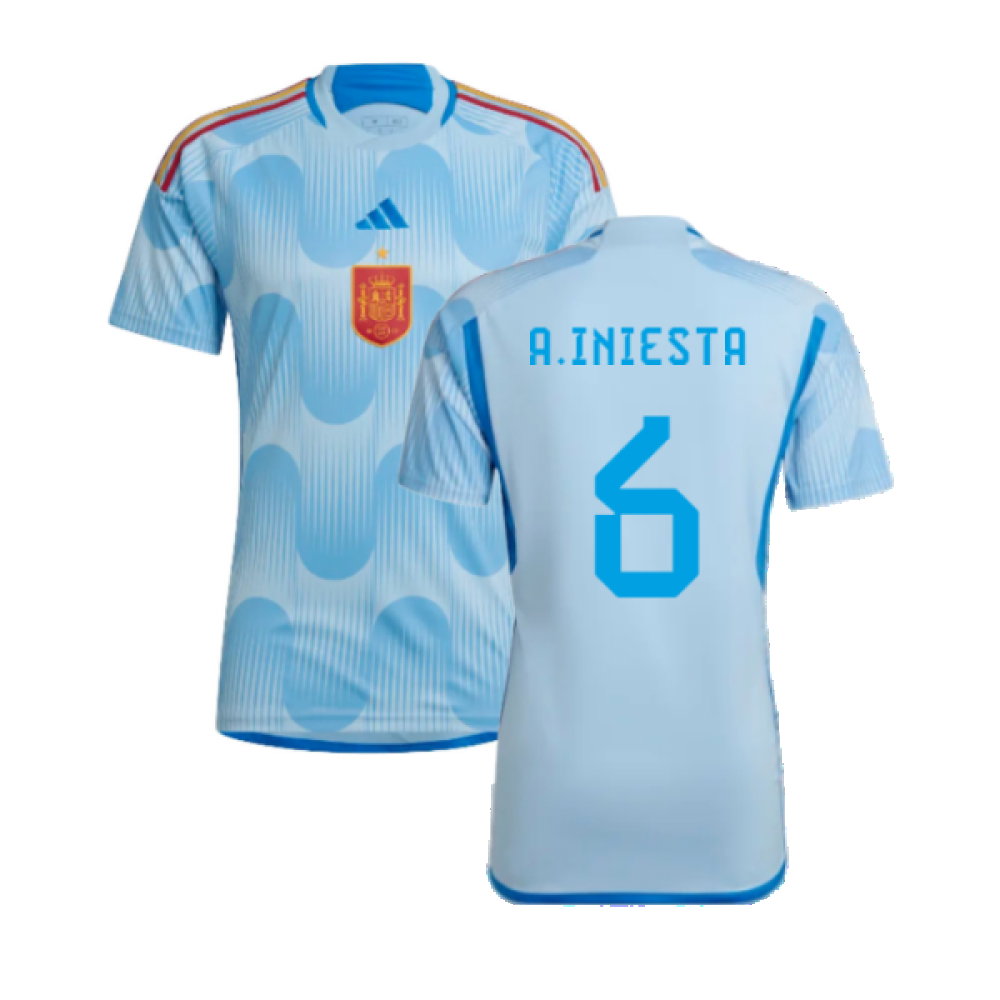2022-2023 Spain Away Shirt (A.Iniesta 6)_0