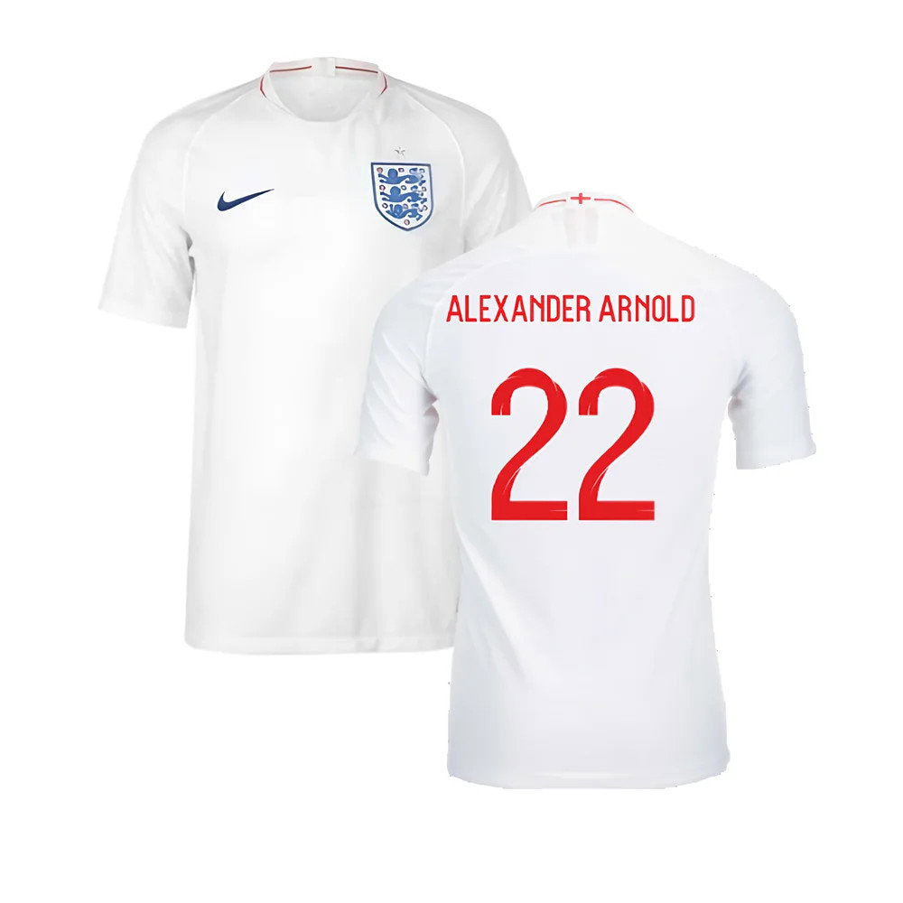 2018-2019 England Authentic Home Shirt (Alexander Arnold 22)_0