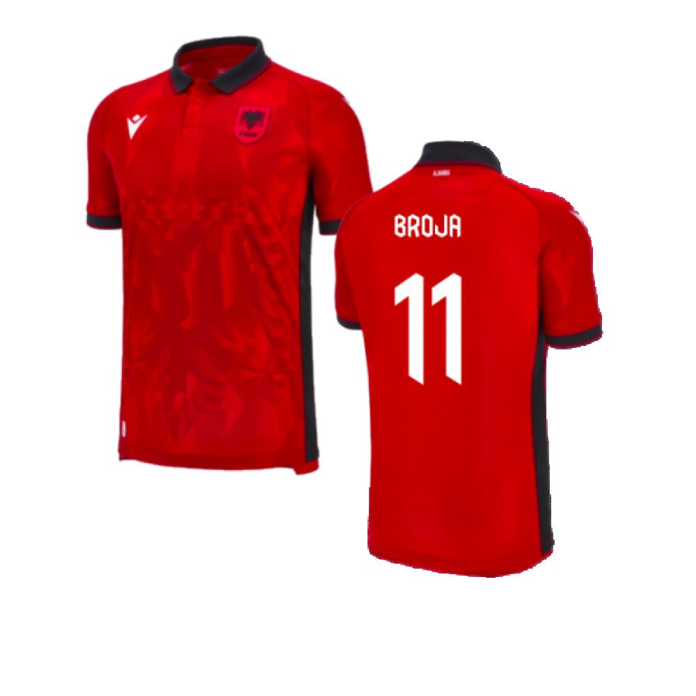 2023-2024 Albania Home Authentic Shirt (Broja 11)_0