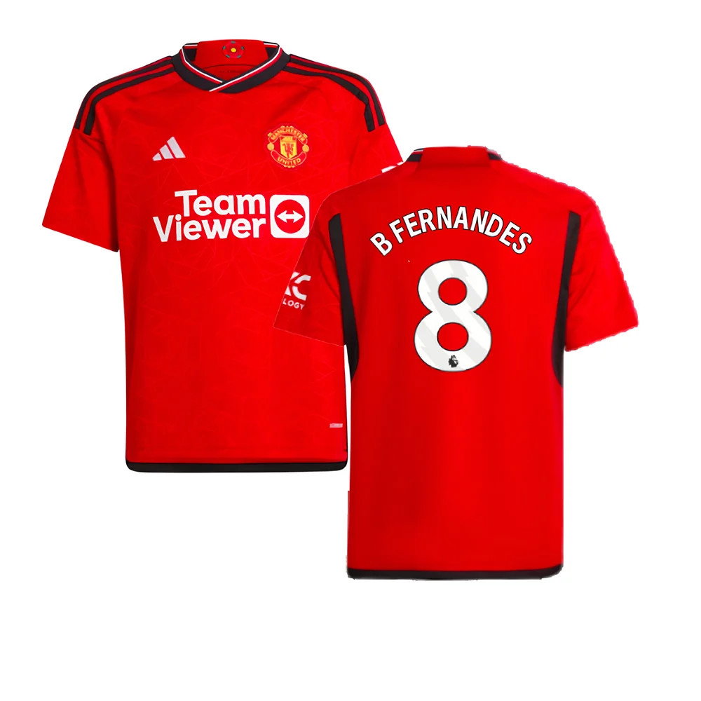 2023-2024 Man Utd Home Shirt (Kids) (B Fernandes 8)_0