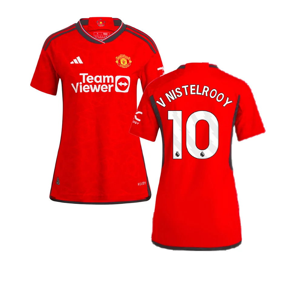 2023-2024 Man Utd Authentic Home Shirt (Ladies) (V Nistelrooy 10)_0