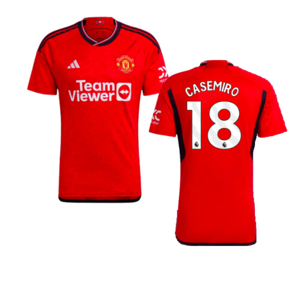 2023-2024 Man Utd Home Shirt (Casemiro 18)_0