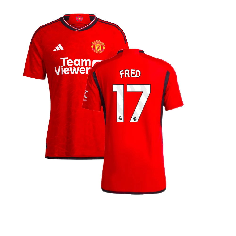 2023-2024 Man Utd Authentic Home Shirt (Fred 17)_0