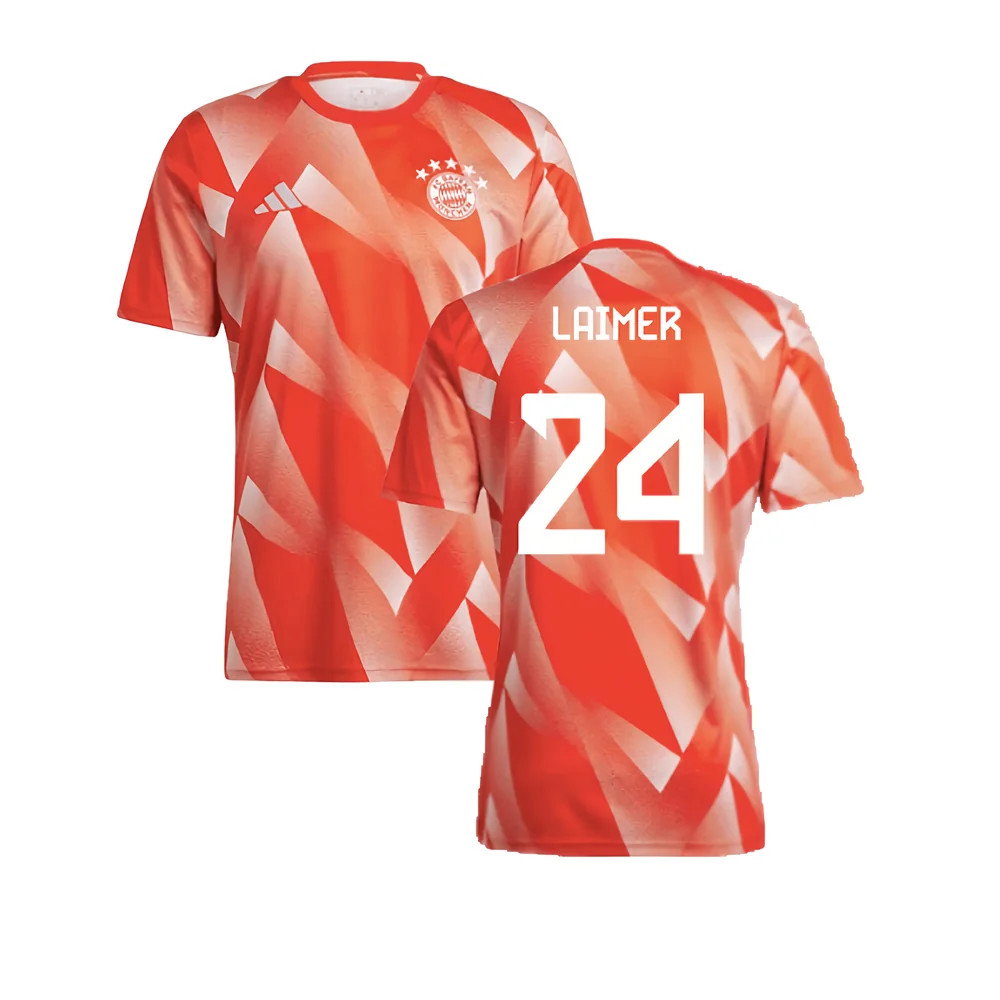 2023-2024 Bayern Munich Pre-Match Shirt (Red) (Laimer 24)_0