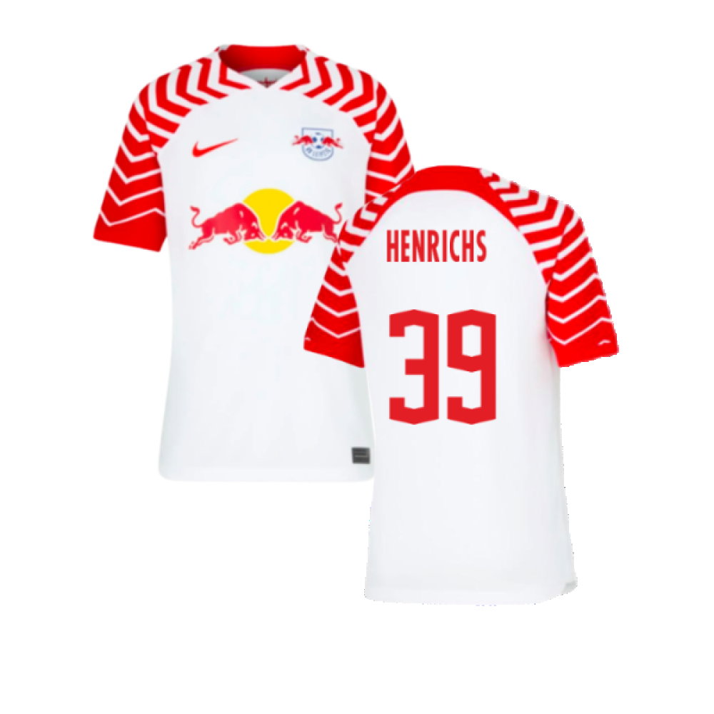 2023-2024 Red Bull Leipzig Home Shirt (Kids) (Henrichs 39)_0