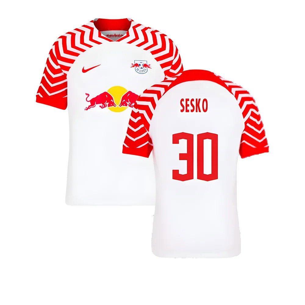 2023-2024 Red Bull Leipzig Home Shirt (Sesko 30)_0