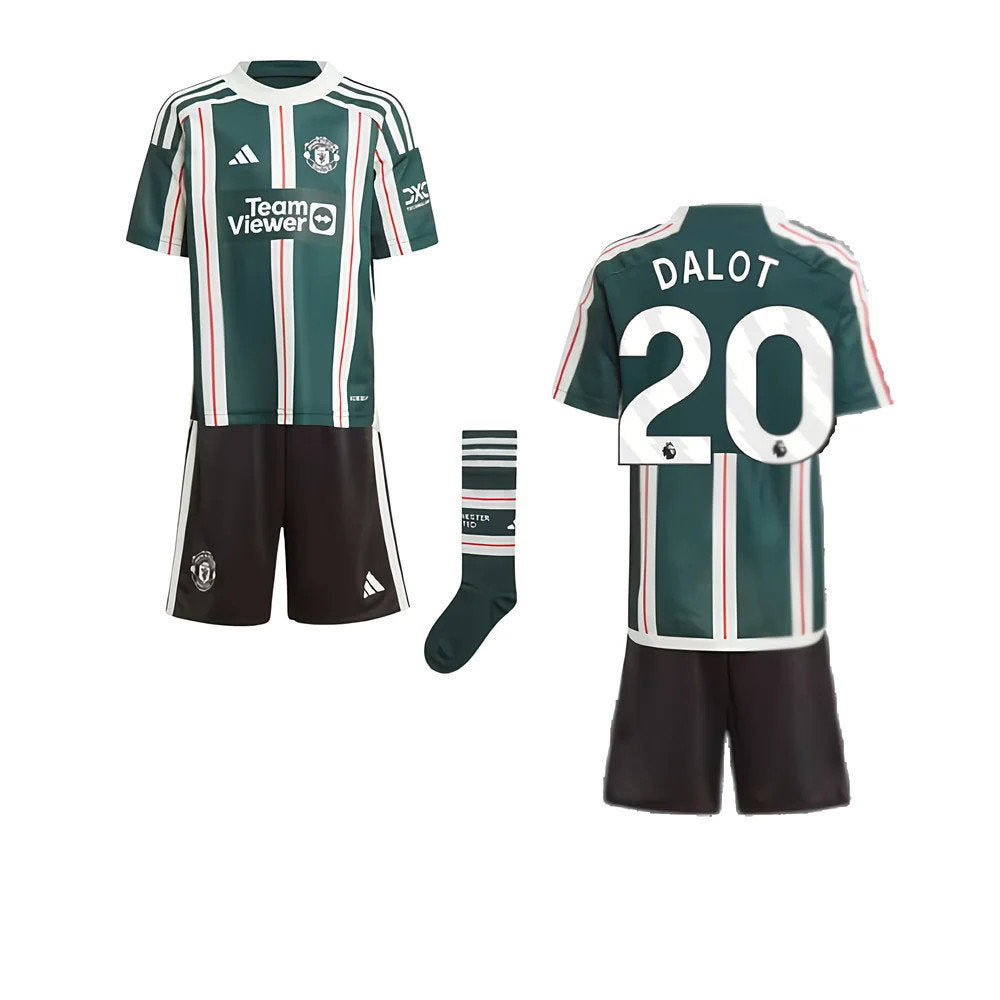 2023-2024 Man Utd Away Mini Kit (Dalot 20)_0