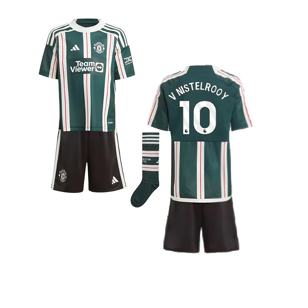 2023-2024 Man Utd Away Mini Kit (V Nistelrooy 10)_0