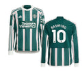2023-2024 Man Utd Away Long Sleeve Shirt (Kids) (Rashford 10)_0
