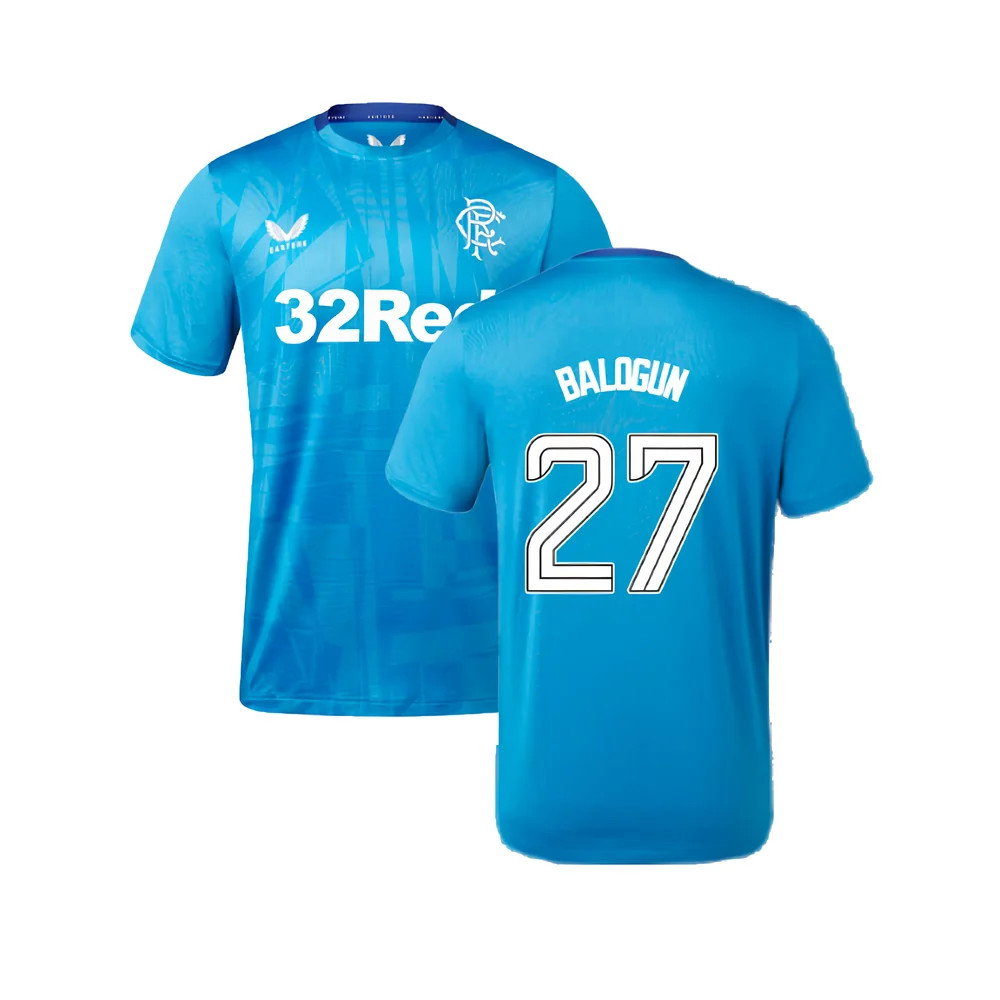 2023-2024 Rangers Players Training Tee (Deep Water) (Balogun 27)_0