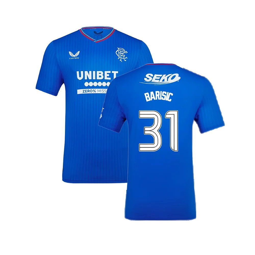 2023-2024 Rangers Pro Authentic Home Shirt (Barisic 31)_0
