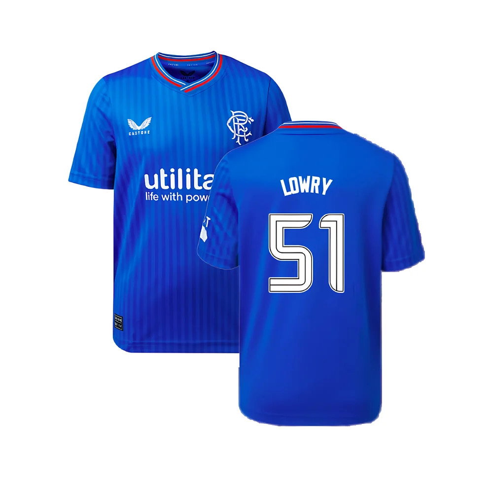 2023-2024 Rangers Home Shirt (Kids) (Lowry 51)_0