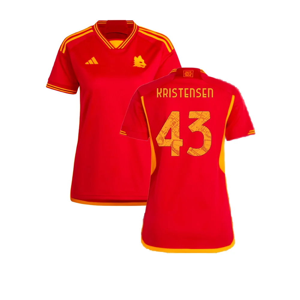 2023-2024 Roma Home Shirt (Ladies) (KRISTENSEN 43)_0