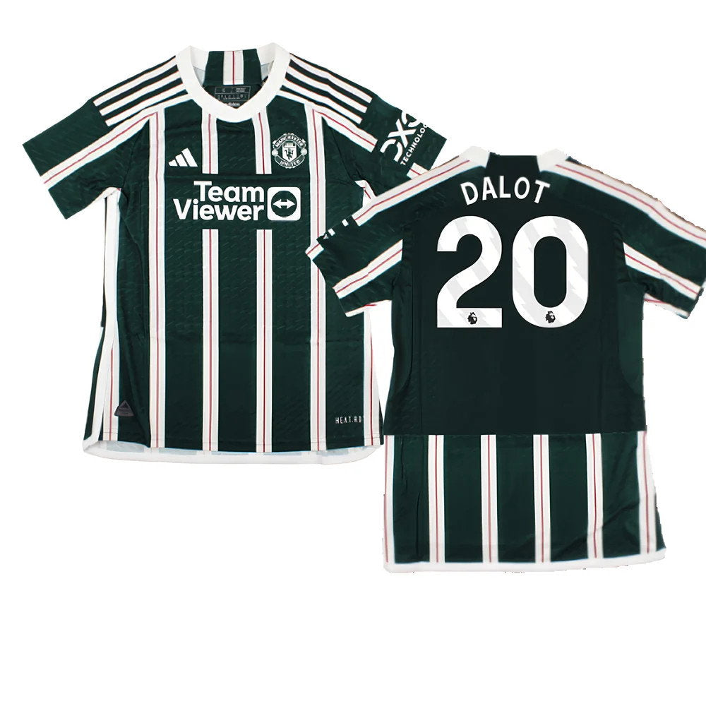 2023-2024 Man Utd Authentic Away Shirt (Ladies) (Dalot 20)_0