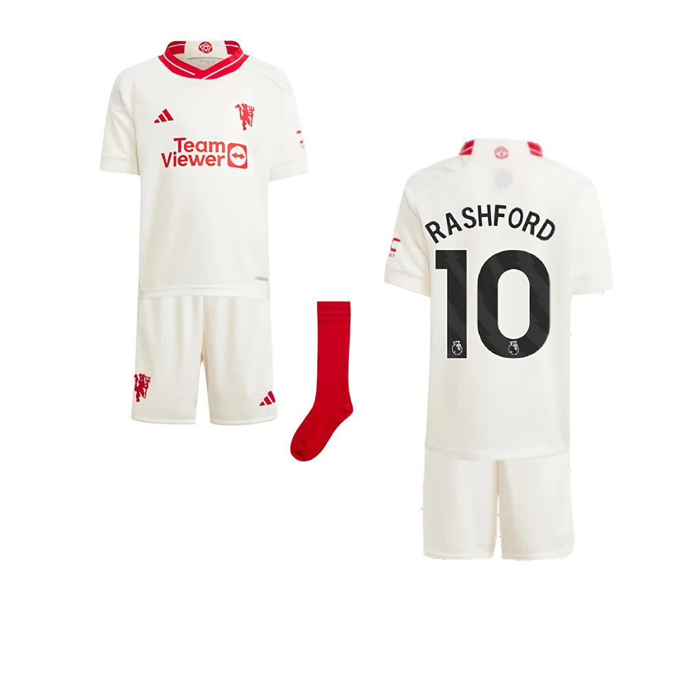 2023-2024 Man Utd Third Mini Kit (Rashford 10)_0