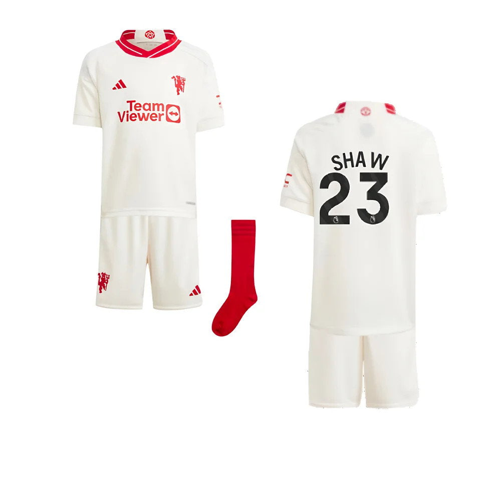 2023-2024 Man Utd Third Mini Kit (Shaw 23)_0