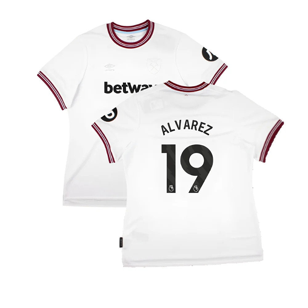 2023-2024 West Ham United Away Shirt (Ladies) (ALVAREZ 19)_0