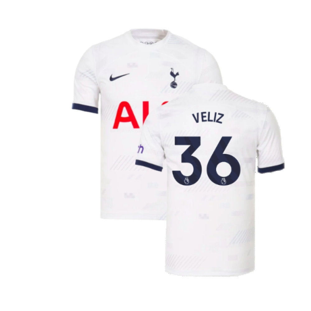 2023-2024 Tottenham Hotspur Home Shirt (Veliz 36)_0