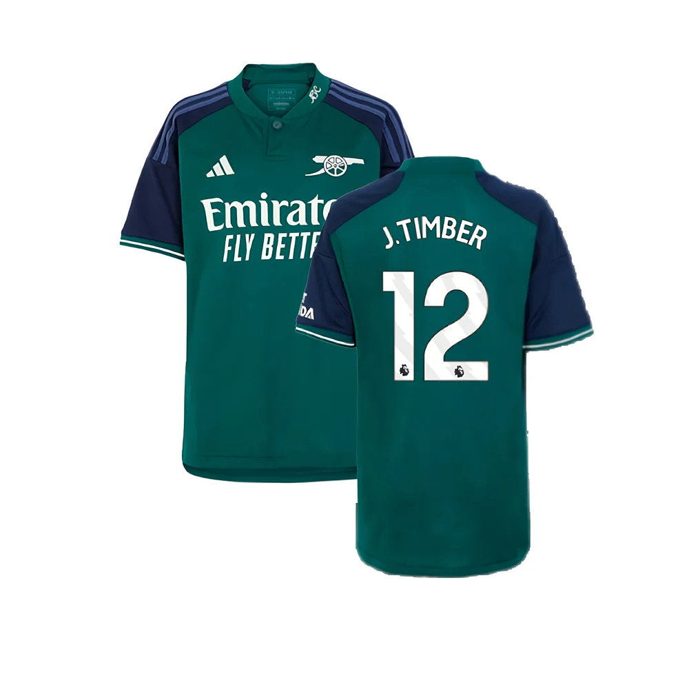 2023-2024 Arsenal Third Shirt (Kids) (J.Timber 12)_0