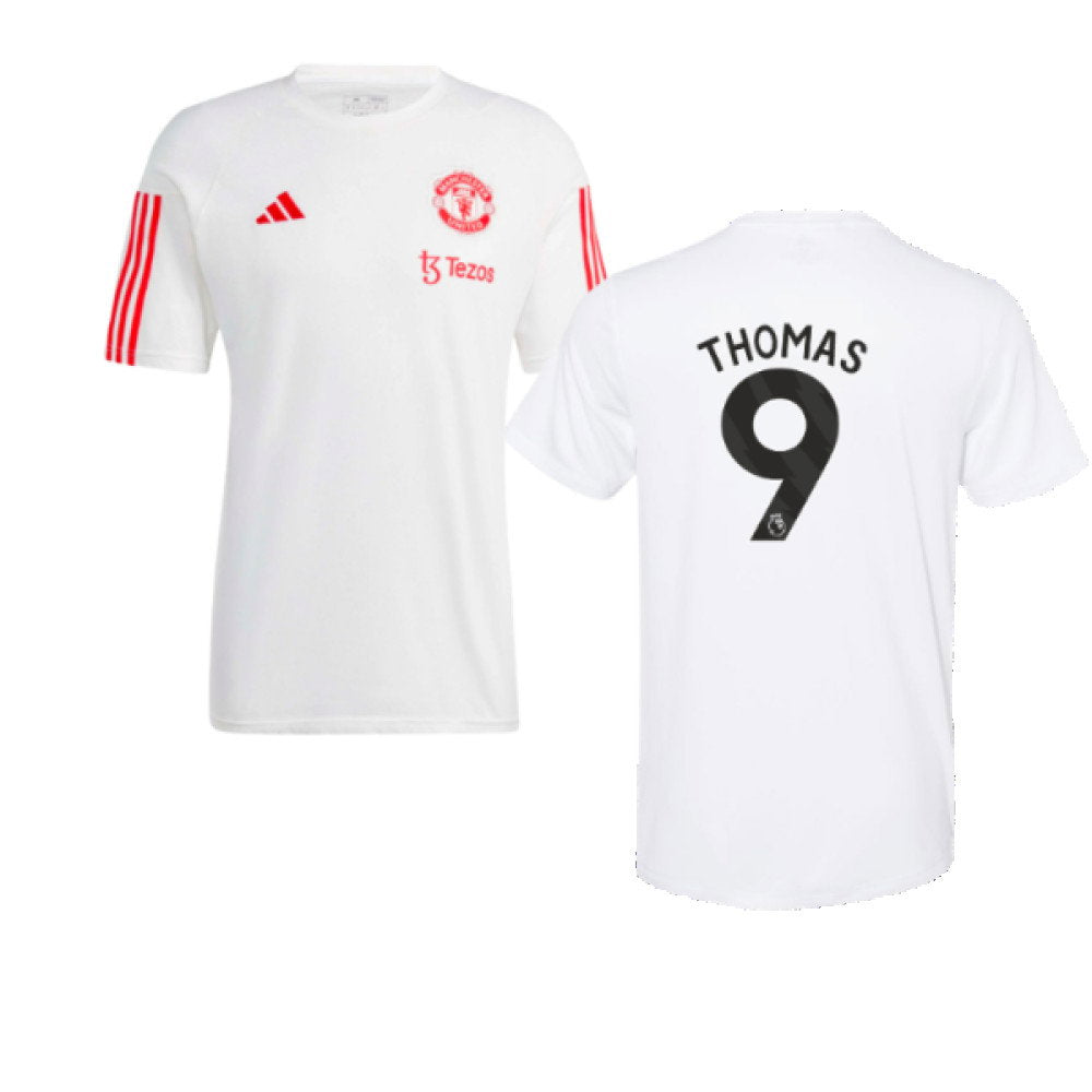 2023-2024 Man Utd Training Tee (White) (Thomas 9)_0