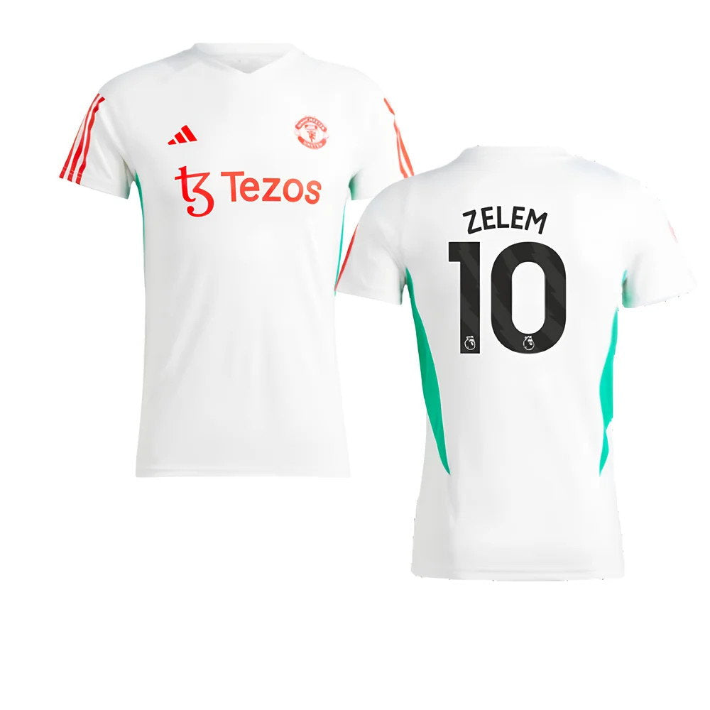 2023-2024 Man Utd Training Jersey (White) - Ladies (Zelem 10)_0