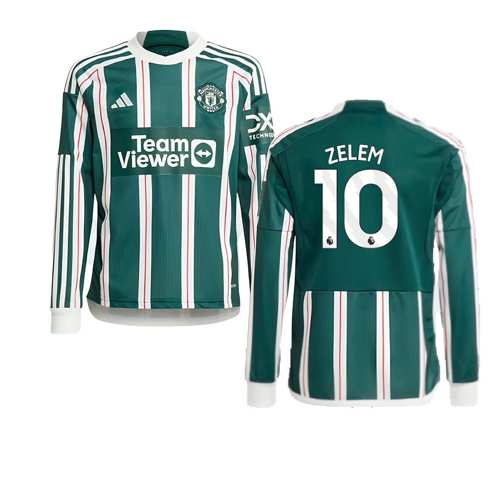 2023-2024 Man Utd Away Long Sleeve Shirt (Kids) (Zelem 10)_0