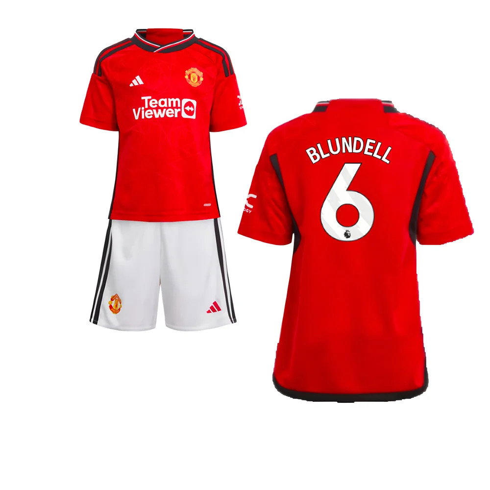 2023-2024 Man Utd Home Mini Kit (Blundell 6)_0