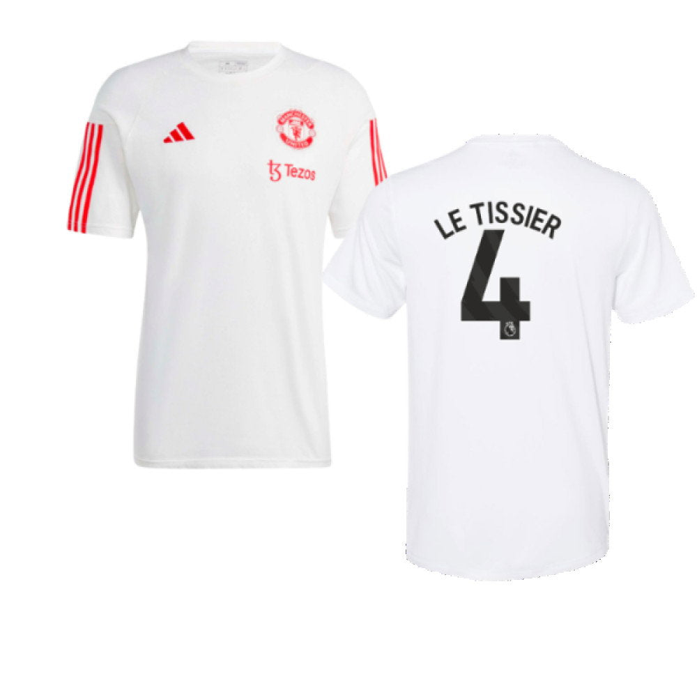 2023-2024 Man Utd Training Tee (White) (Le Tissier 4)_0