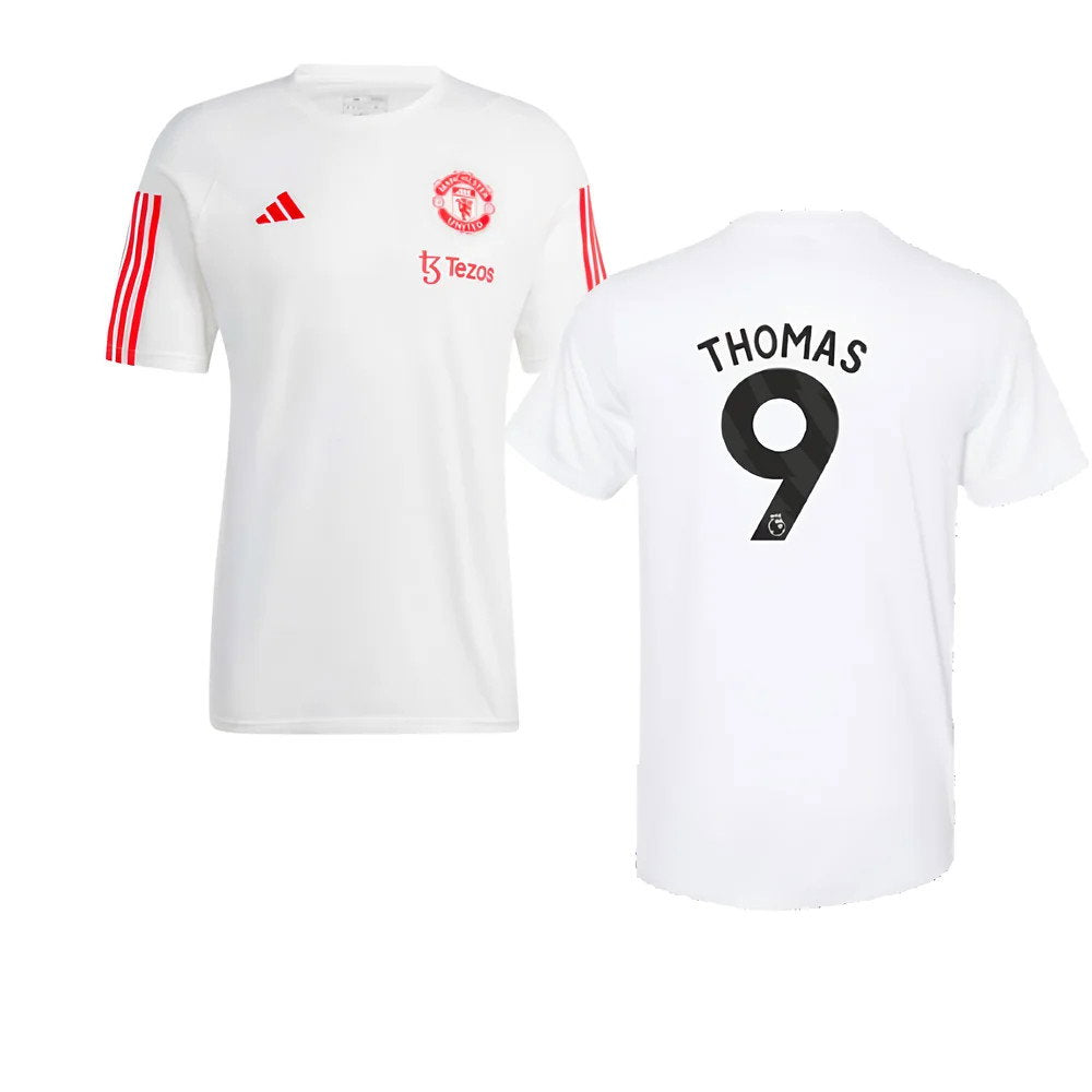 2023-2024 Man Utd Training Tee (White) (Thomas 9)_0