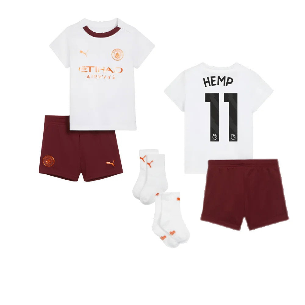 2023-2024 Man City Away Baby Kit (Hemp 11)_0