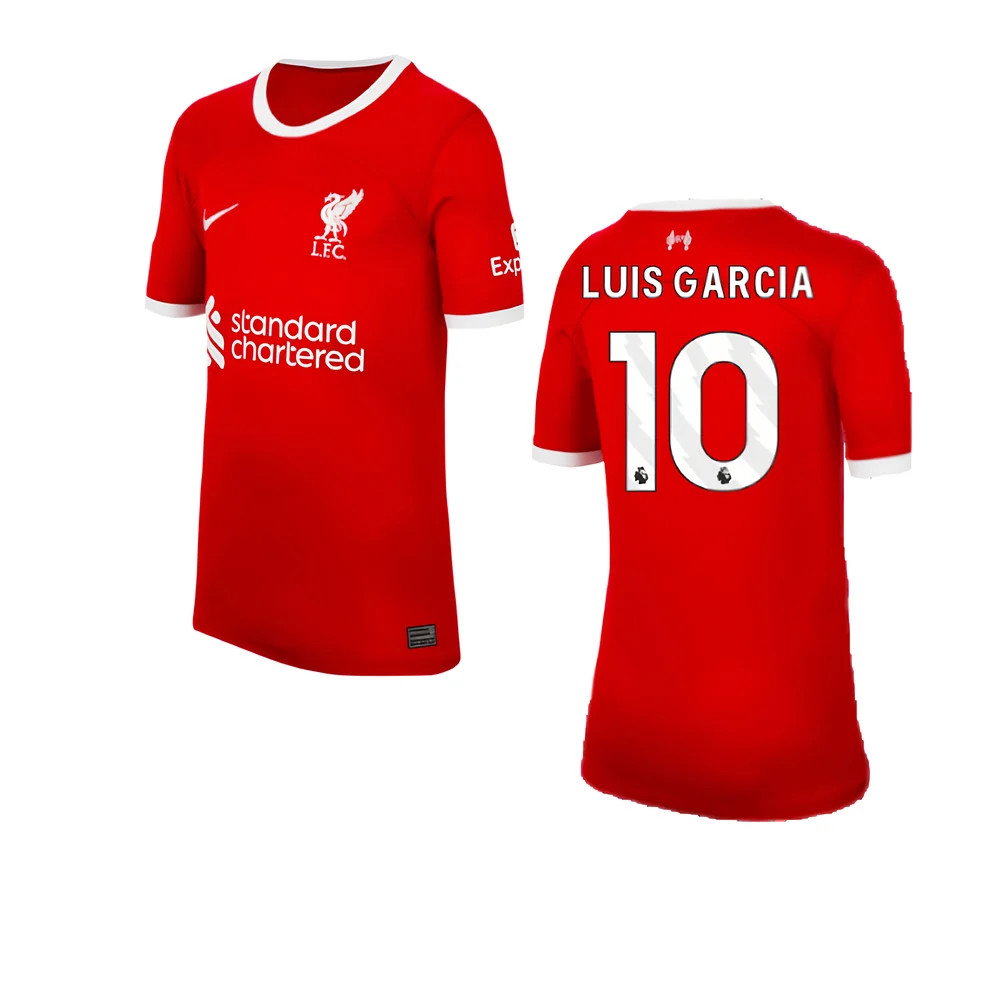 2023-2024 Liverpool Home Shirt (Kids) (Luis Garcia 10)_0
