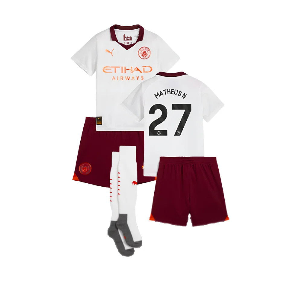2023-2024 Man City Away Mini Kit (Matheus N 27)_0