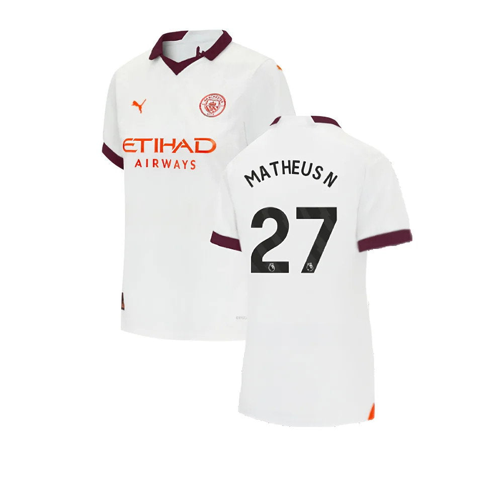 2023-2024 Man City Away Shirt (Ladies) (Matheus N 27)_0