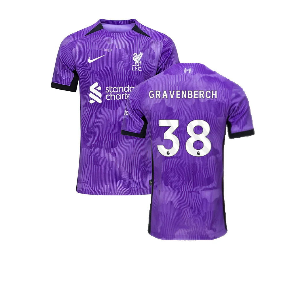 2023-2024 Liverpool Third Shirt (Kids) (Gravenberch 38)_0