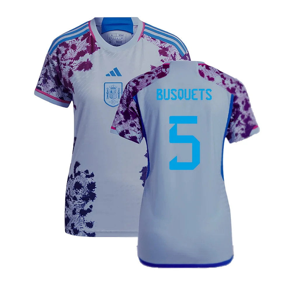 2023-2024 Spain Authentic Away Jersey - Ladies (Busquets 5)_0