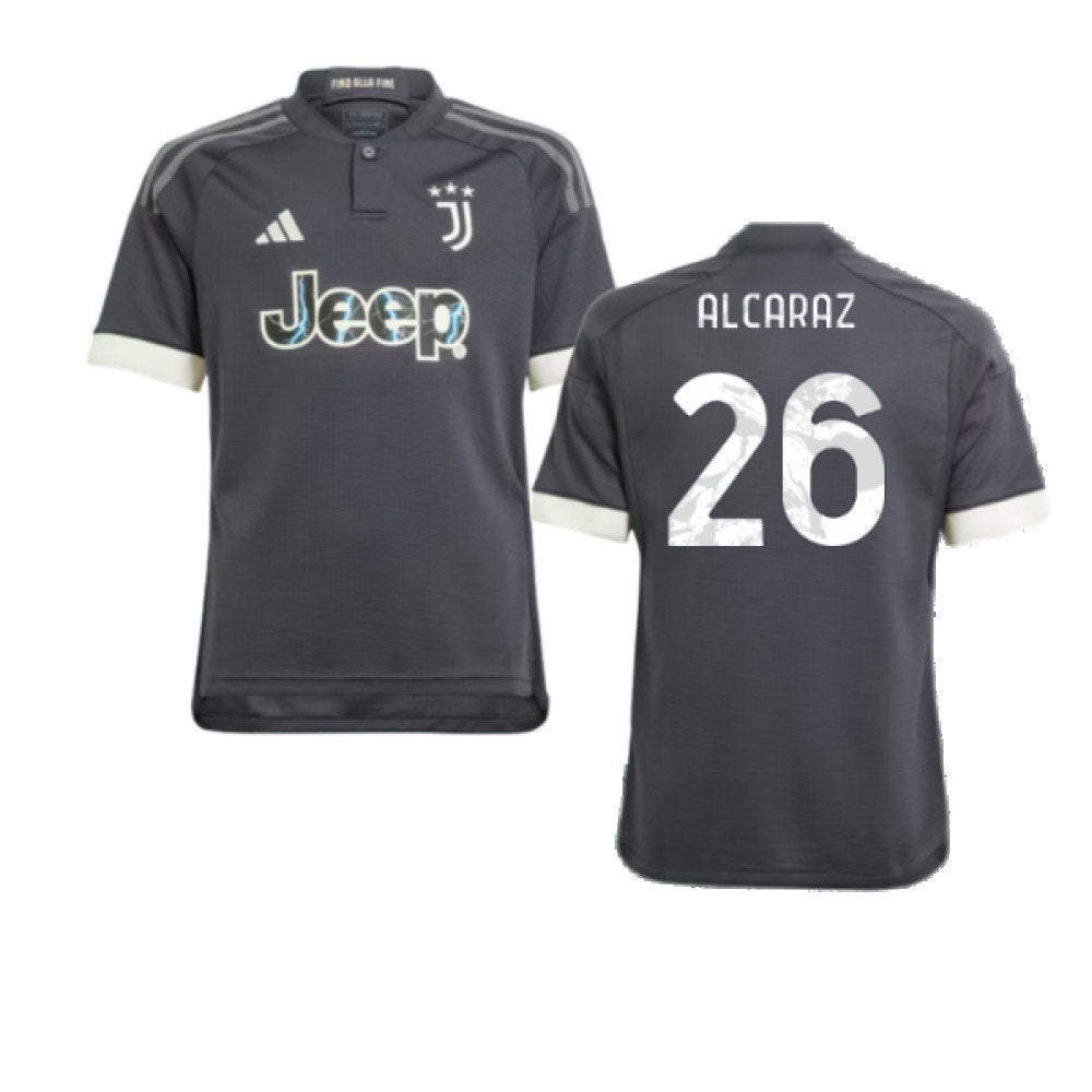 2023-2024 Juventus Third Shirt (Kids) (Alcaraz 26)_0