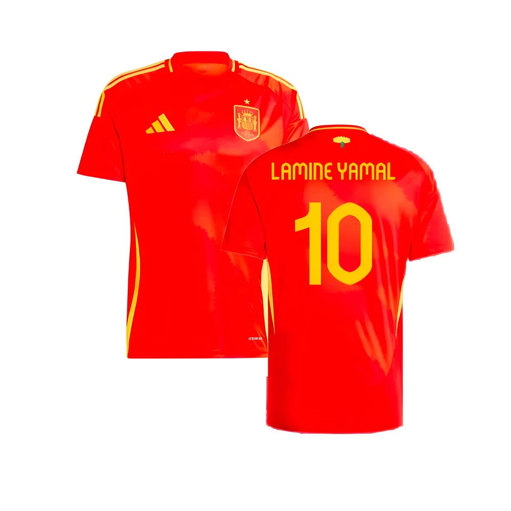 2024-2025 Spain Home Shirt (Lamine Yamal 10)_0