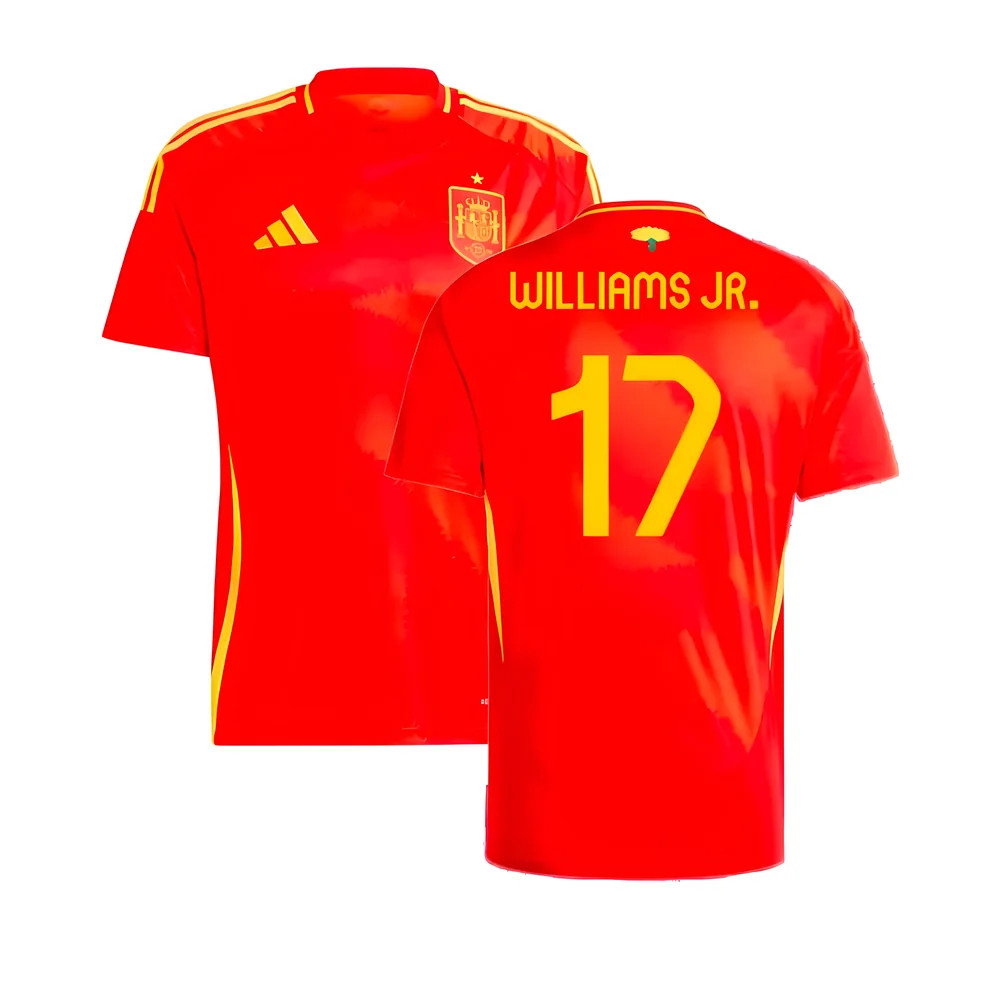 2024-2025 Spain Home Shirt (Williams JR. 17)_0