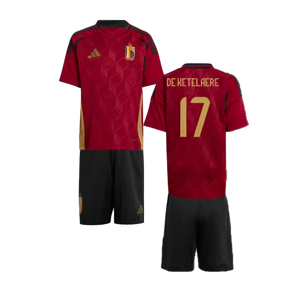 2024-2025 Belgium Home Mini Kit (De Ketelaere 17)_0