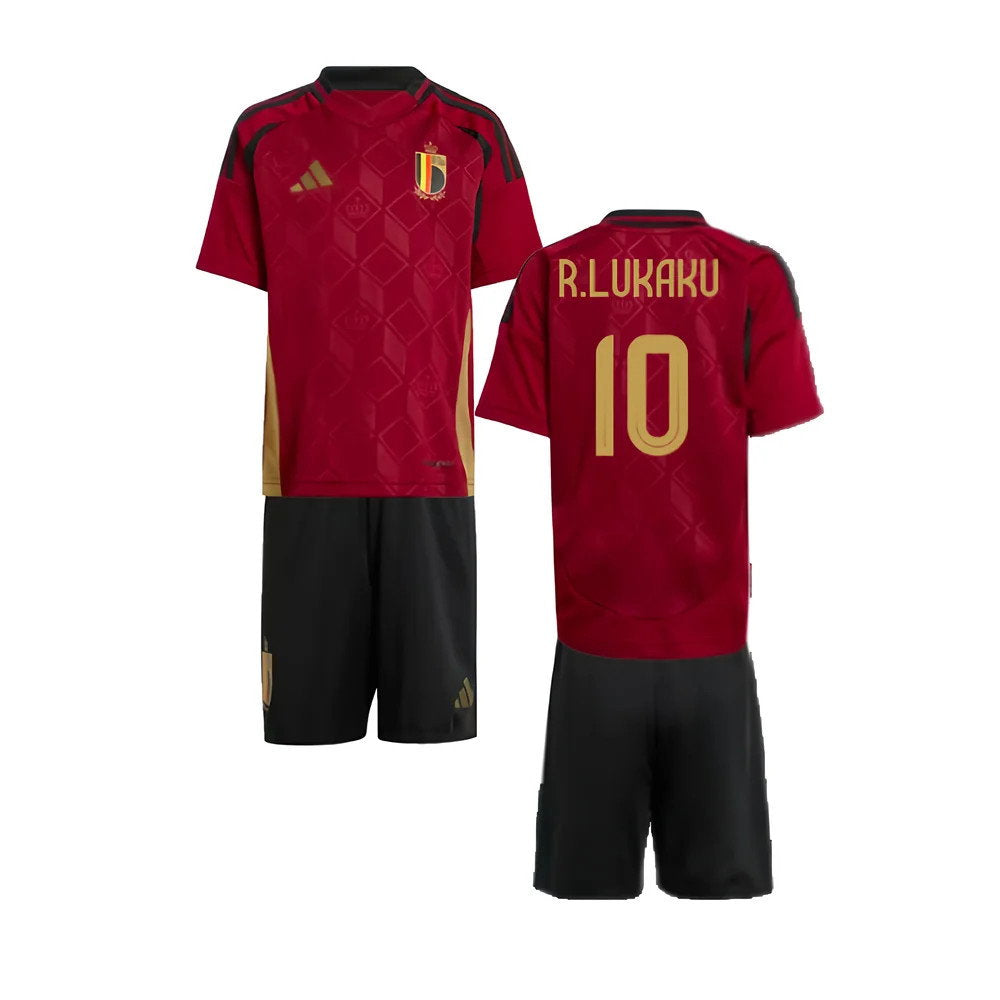 2024-2025 Belgium Home Mini Kit (R.Lukaku 10)_0