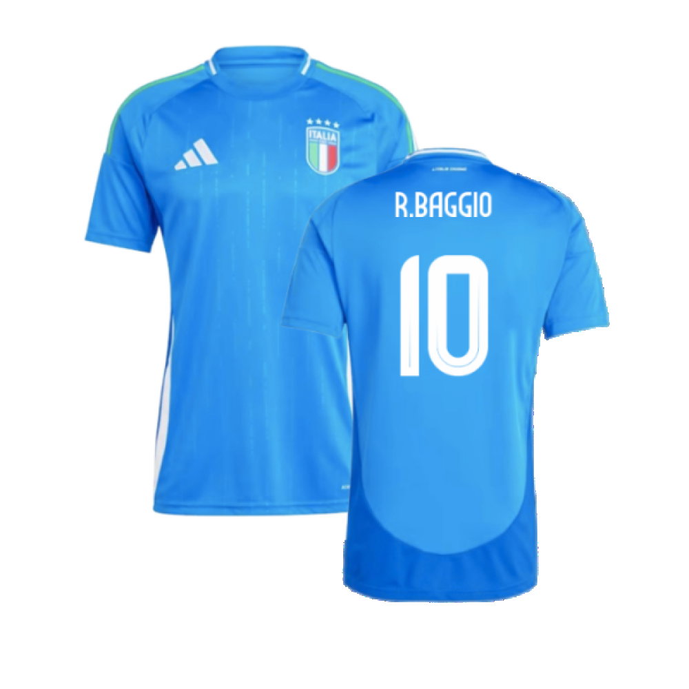 2024-2025 Italy Home Shirt (R.BAGGIO 10)_0